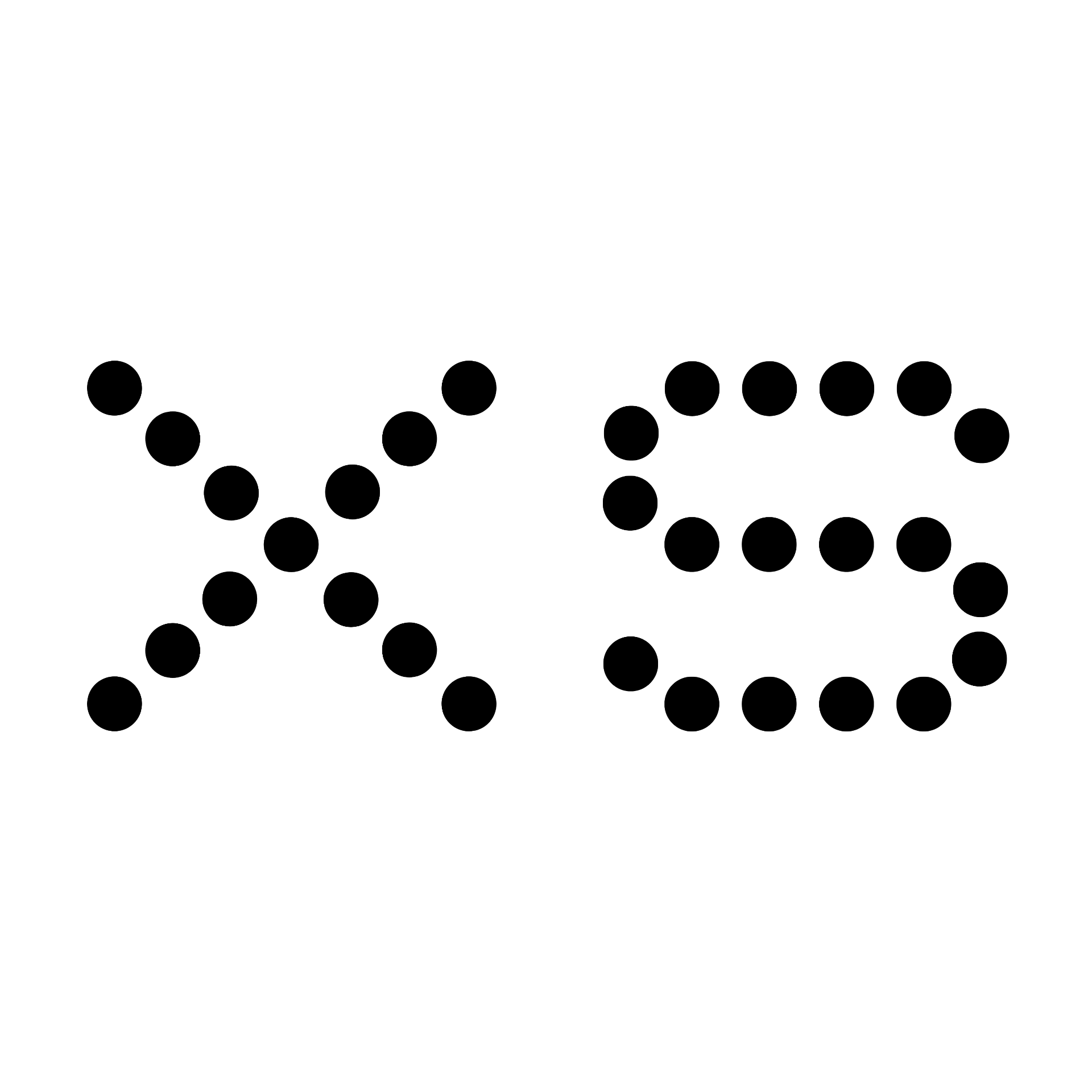 XS wordmark — black